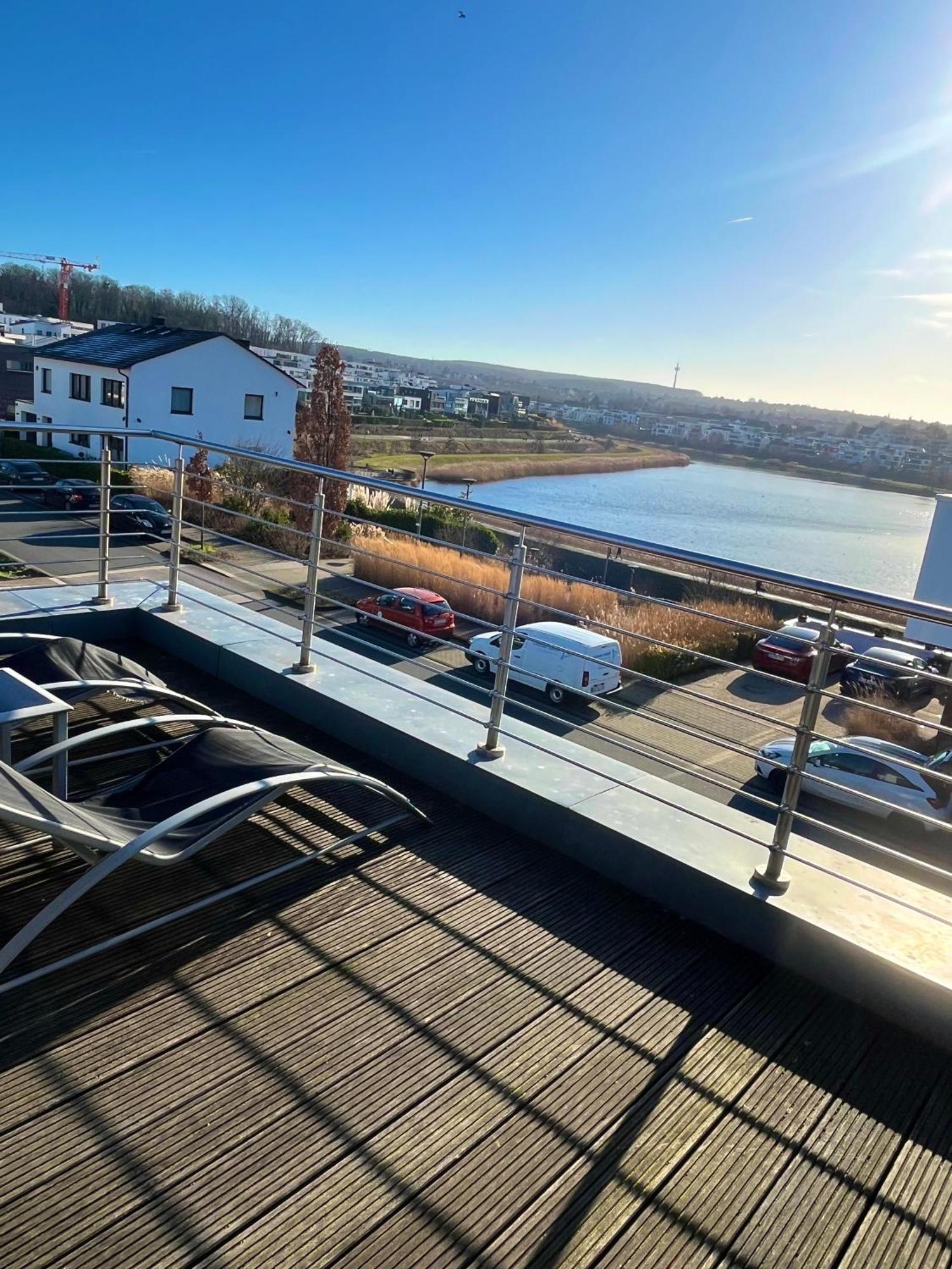 Haus Mit Panoramablick Auf Den Phoenixsee Dortmund Zewnętrze zdjęcie