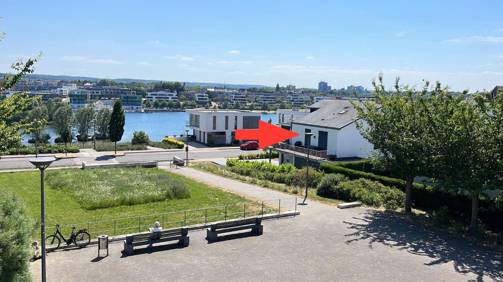 Haus Mit Panoramablick Auf Den Phoenixsee Dortmund Zewnętrze zdjęcie