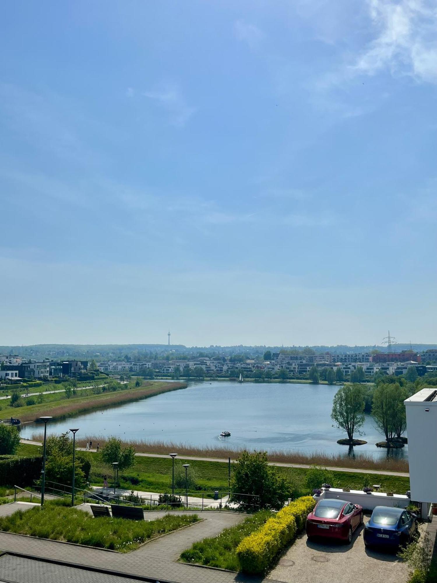 Haus Mit Panoramablick Auf Den Phoenixsee Dortmund Zewnętrze zdjęcie