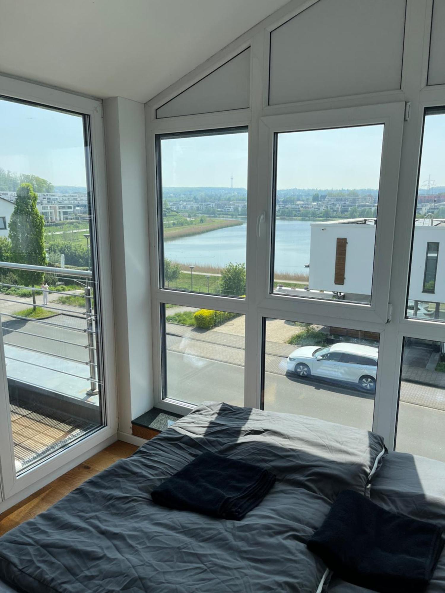 Haus Mit Panoramablick Auf Den Phoenixsee Dortmund Zewnętrze zdjęcie